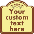 HK SIGNS Custom Weatherproof Sign, Aluminum, 10*10 Inch, Indoor & Outdoor, Office, Home, Business, Delivery