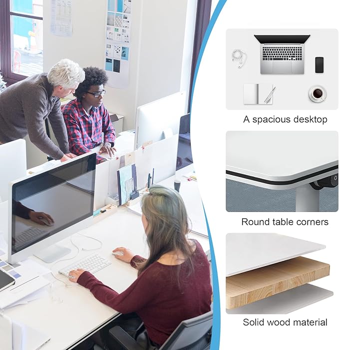Conference Table,55.1''Folding Conference Room Table for 4-12 People,Mobile Flip Top MeetingTraining Table with Different Coulor and Styles for Offices, Classrooms,Meeting Room (2, A)