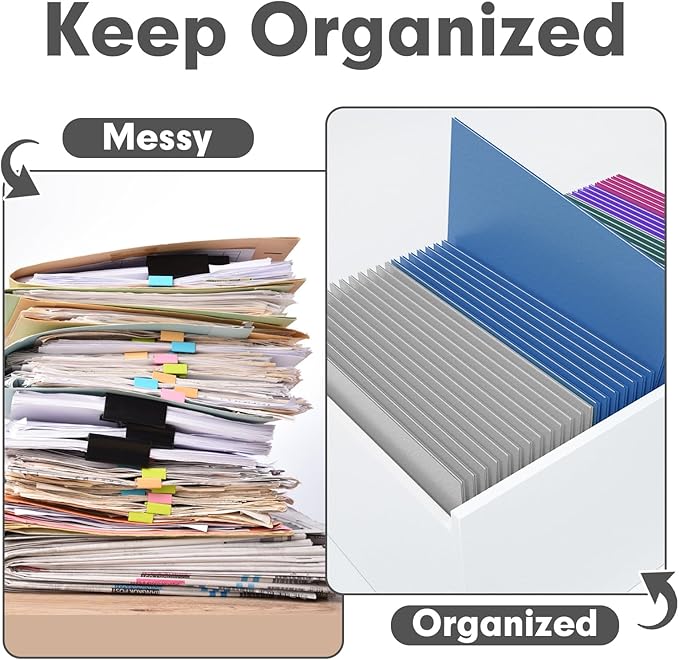 Two Pocket Folders, PANDRI 30 Pack 2 Pocket Folders, Letter Size Paper File Folder for School Office Home Business, Assorted 5 Colors