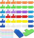 SummerBrite 36-Pack Large Cable Labels with 40 Write-On Stickers, Reusable 8-Color Wire Tags for Electronics, Cord ID & Cable Management for Home Office, PC Network - Rectangle & Oval