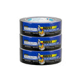 ABRO Blue Painters Tape 1.5 Inch Wide, 36mm x 55M, All Purpose Blue Tape, Temporary Labeling, Easy Tear, Clean Removal, Masking Tape Colored DIY or Pro - 3 Pack