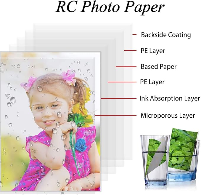 Koala Ultra Premium Photo Paper 13x19 In Satin Photo Printer Paper for Inkjet Printer Water-Resistant Semi Gloss 50 Sheets 72lb