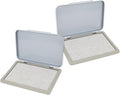 2 Pack Metal Case Stamp Pad Medium Size, Dry - Size: 3" x 4" - Choose from 15 Ink Colors