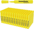 Dabo&Shobo Highlighters 108 Pack, Tank Style Yellow Highlighters, Chisel Tip Highlighter Markers for Coloring