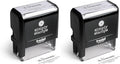 The Duncans Personalized Self-Inking Address Stamp | Envelope Return Address Stamp for Couples and Families | Custom Rubber Address Stamp (2, Xtra Large)
