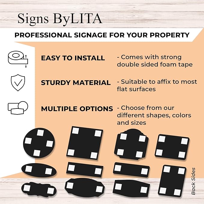 Standard Conference Room Sign - Red/Gold - Large 1 Pack