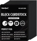 Black Cardstock - 8.5'' x 11'' 92lb Cover Card Stock Heavyweight Paper Perfect for Scrapbooking, Crafts, Business Cards 25 Sheets 250g UAP13BK