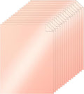Silunkia 40 Sheets Pink Shimmer Cardstock 8.5 x 11 Crafts Paper, 75lb Heavyweight Card Stock Craft Paper for DIY Cards Making, Greeting Cards, Wedding Invitations, Menus