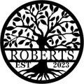 Personalized Tree of Life Metal Sign, Personalized Last Name Signs, Custom Name Signs, Tree of Life Wall Decor, Family Wall Décor