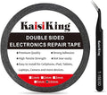 Kaisiking 10mm x 50M LCD Repair Tape for Phone Screen, Adhesive Tape with 1 Tweezers for Cell Phone, iPad, Tablets, Laptops, Camera