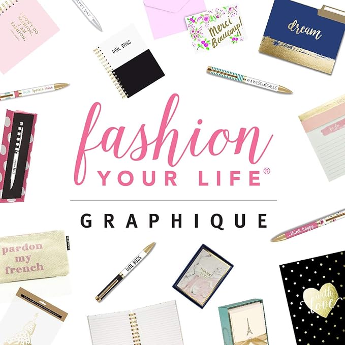 Graphique Large Notepad, Future is Female – 6" x 8", Cute Notepad with 150 Tear-Off Sheets, Features the Quote “You Go Girl” on Every Page – Perfect for Note Taking, List Making, and More