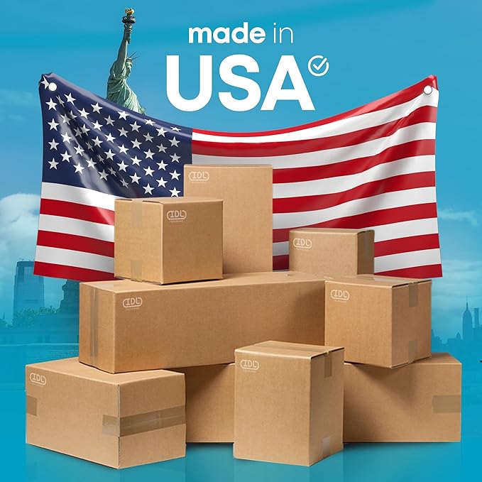 IDL Packaging B-666-25 Packaging Cube Corrugated Shipping Boxes 6"L x 6”W x 6"H (Pack of 25) -"Mug Size Box" Excellent Choice of Strong Packing Boxes for USPS, UPS, FedEx Shipping
