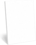 321Done Dot Grid Notepad – Dotted Graph Paper, Small (5.5x8.5) – Made in USA – 50 Sheets Dotted for Bullet Planning Journaling Thick Paper 1/5 (0.20) Dots Notes Sketching Writing Smooth White