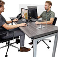 OBEX Acrylic Free Standing Screen, Divider for Desk Privacy Home & Office Partitions for Table Top Workstation, Portable Cubicle Panel for Work, 24" x 60", Clear