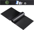 CENNBIE Console Table Leather Cover - 78.8 x 11.8 Inches Sofa Table Narrow Long Mat - TV/Media/Gaming/Center Console Table Protector Pad for Narrow Side Table, Sideboard, Entryway Table (Black)