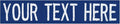 Custom Uniform Name Tapes Solid Colors. Made in The U.S.A. Ships Under 24 Hours. Royal Blue Fabric, 4 Inch Sew on