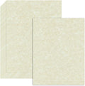 120 Sheets Parchment Paper for Certificates, 8.5" x 11", 100 GSM Double-Sided Stationery Paper for Resumes & Diplomas, Printer-Friendly (Ivory)