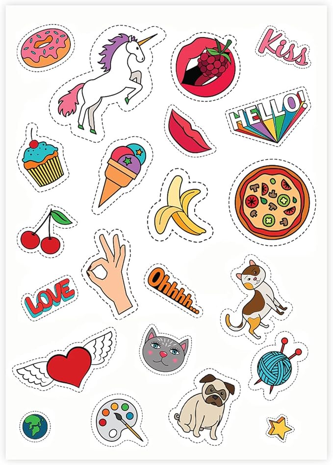 8.5" x 11" Full Sheet Label Sticker Paper for Laser & Inkjet Printers [150 Sheets,150 Labels]