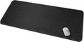 CENNBIE Leather Desk Mat, Extra Large Desk pad, Desk mats on top of desks, 51.2" x 23.6" XXXL Large Mouse Pad for Office and Home (Black)