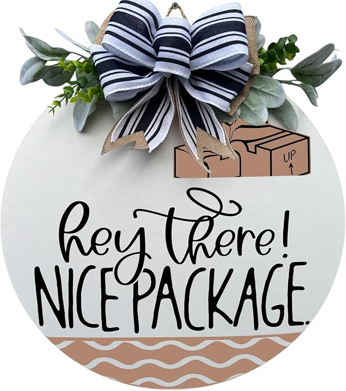 Wood front door sign Wood sign Home decor Welcome sign Sign for front door House warming gift Wedding gift (Nice Package, 22" Width)
