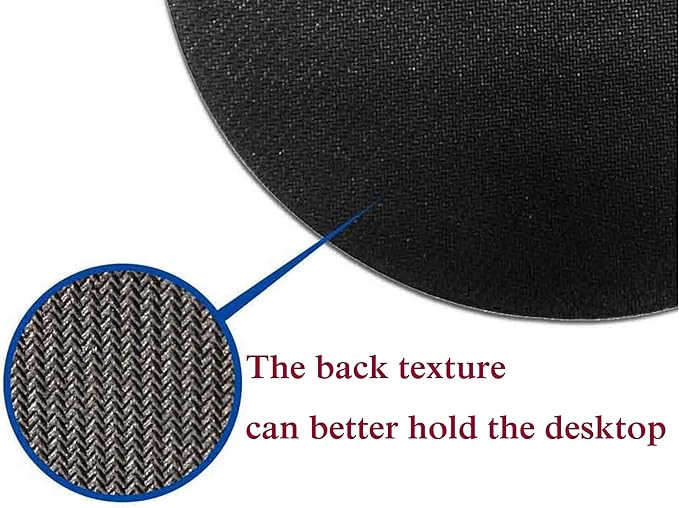 Round Mouse Pad,Anti Slip Rubber Round Cartoon Coffee Cat Mousepads Desktops Gaming Mouse Mat Customized Designed for Home and Office,7.9 x 7.9inches
