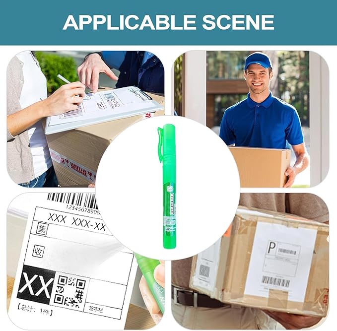 Privacy Cover Spray Pen for Documents and Labels, 10ml White-Out Correction Fluid, Thermal Paper Privacy Eraser for Shipping Address Protection (1)