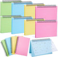 Koogel 400PCS Index Cards with Rings, 4x6 Colored Ruled Index Cards with Waterproof Covers for Back to School, Flashcard Recipe Note Card for Studying Nursing School College Essentials, 4 Colors