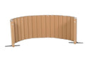 Children’s Factory 30" x 10' Quiet Divider With Sound Dampening Panels, Freestanding Room Divider Wall, Natural Tan