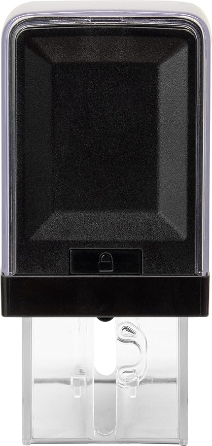 COLOP Medium Size Self Inking Custom Signature Stamp - Choose from 15 Ink Colors