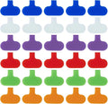 POMELUNE Cable Labels,Multi-Color Write On Cord Label for Cable Management,Organization,Electronics Computers,30 pcs