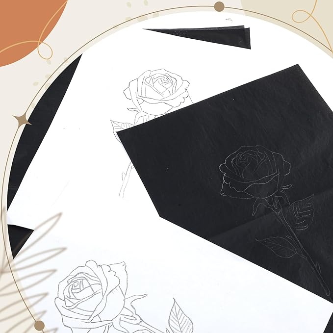 Epakh 20 Sheets 18''x 24'' Large Carbon Paper for Tracing, Carbon Transfer Paper for Drawing, Tracing and Transfer - Arts and Crafts Supplies