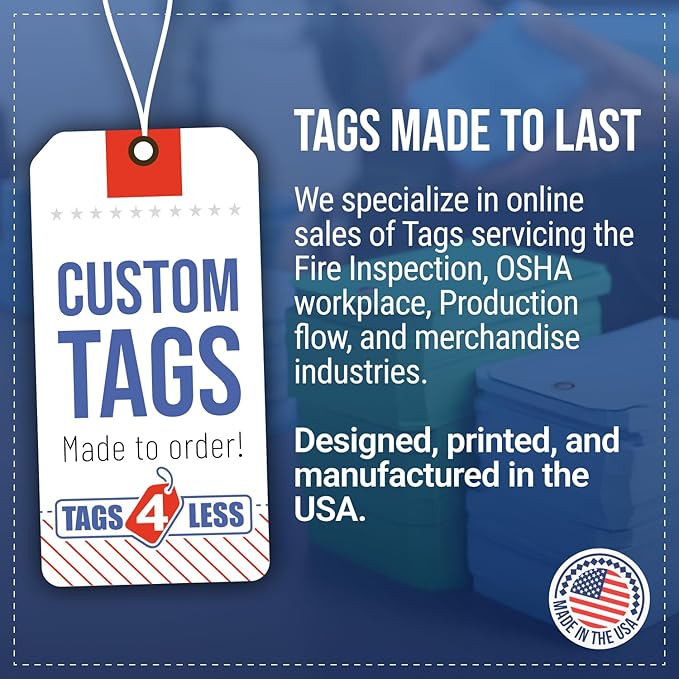 Tags 4 Less 15 Mil Waterproof Plastic Tags, Pack of 100 – 3” x 6” Heavy Duty Plastic Tags for Labeling, Outdoor Tagging, Equipment Labeling, Luggage, Valves & More (Fluorescent Green)