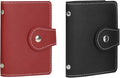 PRIVILLA 2 Pcs Credit Card Holder and business card holder，Sd Card Holder Each Has 26 Card Organizers, 2024 New Credit Card Holders book for Men and Women.