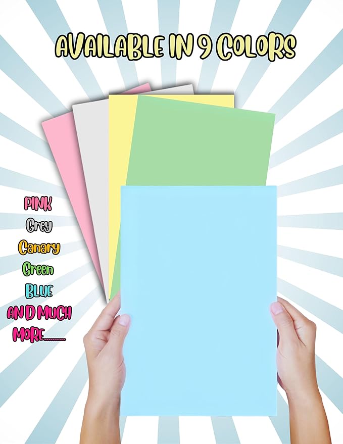 Limited Papers (TM) Colored Copy Paper – 24lb/60lb Text, 90 gsm, 11"x17", Tabloid Size, 500 Sheets Per Ream. (2500, Blue)
