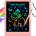 BUKEBU Toddler Toys for 3-6 Years Old Girls Boys, LCD Writing Tablet 8.5 Inch Doodle Board, Electronic Drawing Tablet, Drawing Pads,Travel Gifts for Kids Age 3 4 5 6 7 Year Old Girls Boys (Pink)