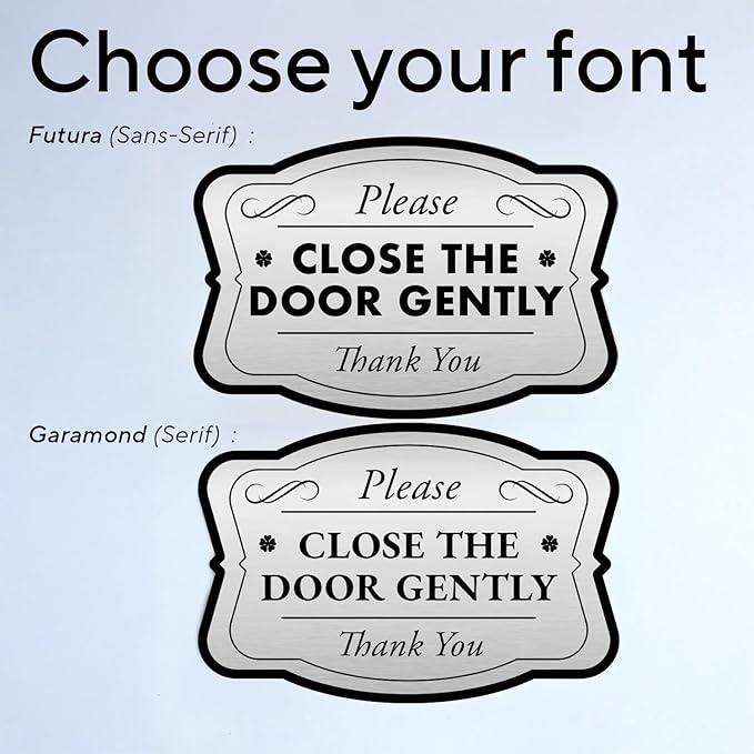 Custom Decorative Outdoor Signs, Personalized Aluminum, Custom Driveway, Waterproof Sign Made in USA, Silver 24x18 In