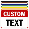 Custom Sign, Custom Sign for Business, Indoor/Outdoor use. 12x18 Inches, Rust Free .063 Aluminum, Fade Resistant, Made in USA by My Sign Center (Header)