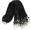 Ollain Badge Lanyards Flat Lanyard Swivel Hooks Durably Neck Bulk lanyards with Clip 100 Pack