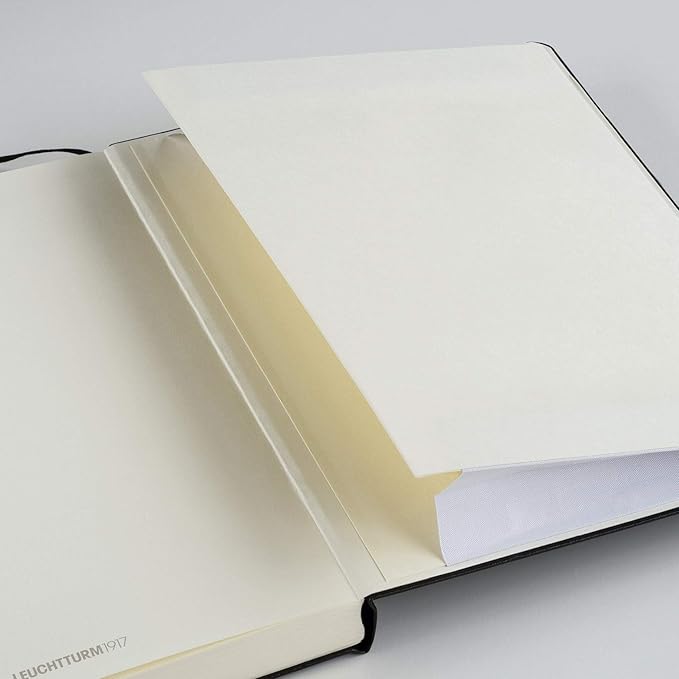LEUCHTTURM1917 - Notebook Hardcover Master Classic A4+ - 235 Numbered Pages for Writing and Journaling (Navy, Squared)
