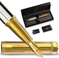 Ellington Pens Luxury Fountain Pen Set - Extra Fine Nib- Includes 3 Ink Cartridges, Refillable Ink Converter, Gift Box- Fountain Pens For Writing, Calligraphy, Journaling, Sketching (Master Chopin)
