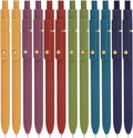 Ddaowanx Gel Pens, 24 Pcs 0.5mm Quick Dry Black Ink Pens Fine Point Smooth Writing Pens, Cute Office School Supplies Gifts for Women (24 Pcs Vintage-Black Ink)