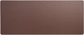 DACASSO Leatherette Keyboard/Mouse Desk Mat- Luxury Leatherette Desk Blotter for Writing - Executive Desk Surface Protector - (Brown, 30" x 12.5")
