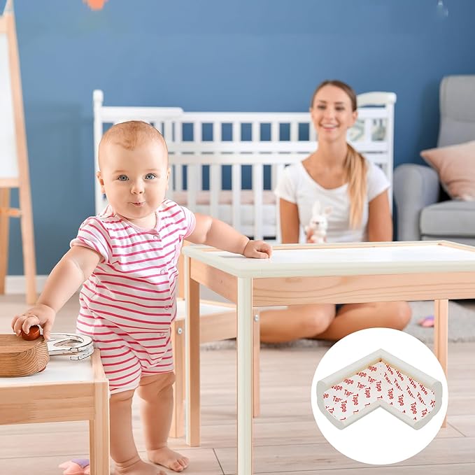 Baby Proof Corners and Edges Protector 18ft (Large 15ft Edge+8 Corner Guard), Fireplace Baby Proofing Bumper, Heavy-Duty Soft NBR Foam Edge Corner Protector for Furniture Table, Childsafe/Pre-Taped