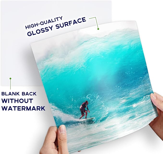 11x17 Photo Paper Glossy, Goefun 200 GSM/54 LB Photo Printer Paper for Inkjet Printer and Dye Ink,100 Sheets