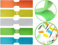 Kisajar 50-Pcs Cable Labels & Cord Tags - 20 Reusable Large Wire Tag + 30 Tear-Resistant White Cords Label,Write-On Water-Resistant Multicolor Wire Marker for Identifying Electrical and Charging Cords