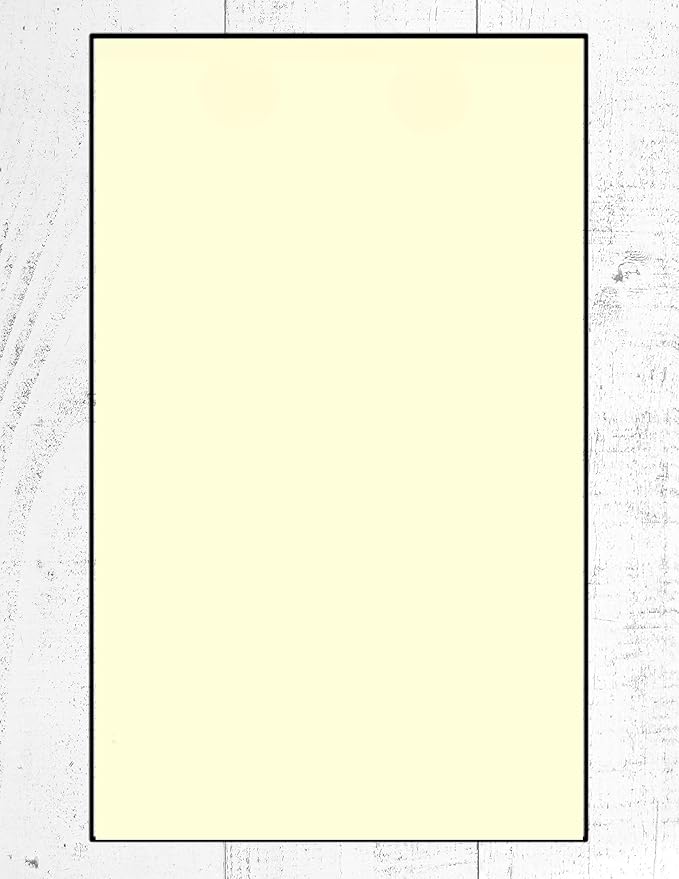 Colored Copy Writing and Printing Paper, 20 Pound, 75 GSM, 8.5"x14"/ Legal Size, 500 Sheets Per Ream. (5000, Ivory)