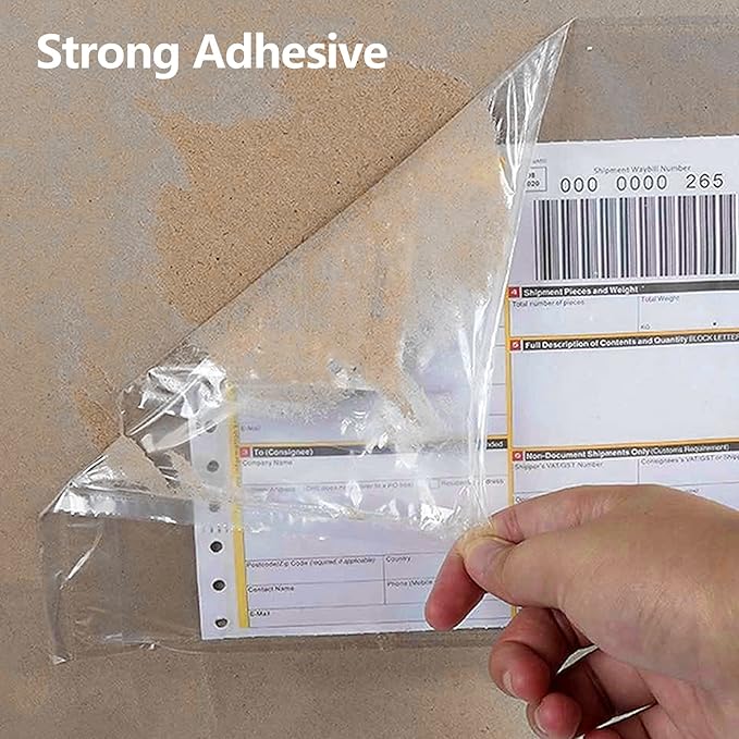 Packing List Envelopes, Clear 6” x 9” Self Adhesive Shipping Labels Envelope Pouches 800 pack