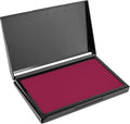 MaxMark Large Premium Magenta Purple Ink Stamp Pad - 4-1/4" by 7-1/4" - Premium Quality Felt Pad