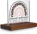 Clinical Instructor Gift Desk Sign, Appreciation Thank You Plaque for Nurse Mentor Nursing School Graduation Office Decor Difference Maker Display PA109