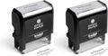 The Duncans Personalized Self-Inking Address Stamp | Envelope Return Address Stamp for Couples and Families | Custom Rubber Address Stamp (2, Large)